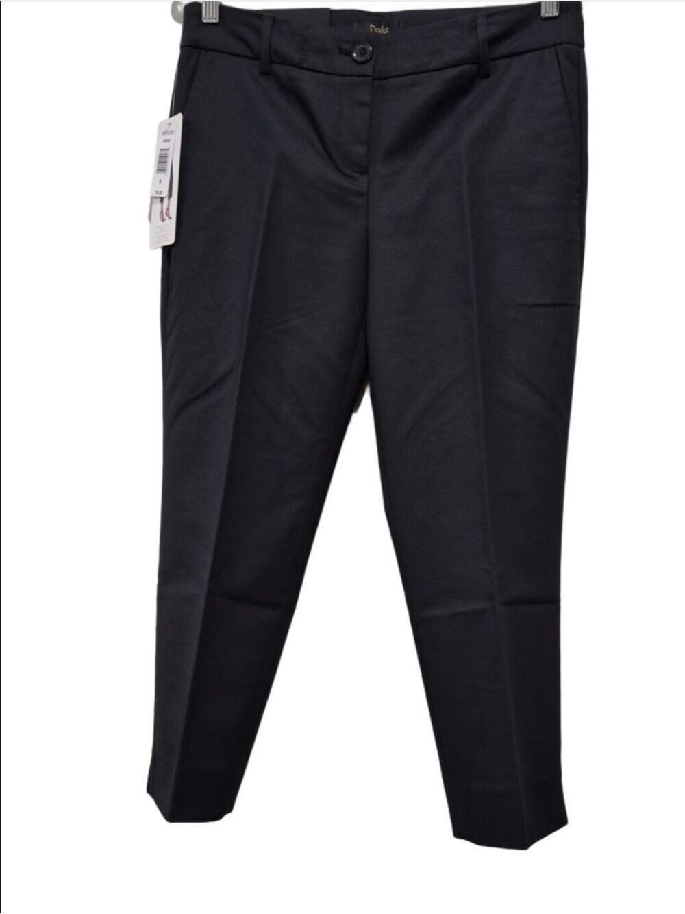 Dalia Comfort Fit Slim Leg Trousers Black Size 6 New With Tags
